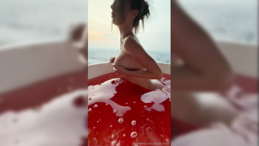 Paige Insco Naked Bathtub Blowjob PPV Ed