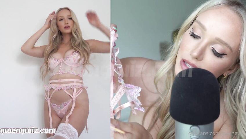 Gwengwiz ASMR Lingerie Haul Footjobs