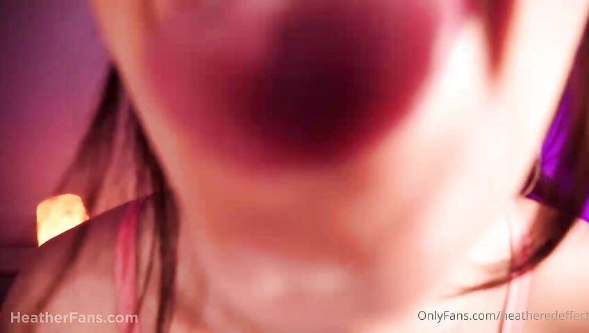 Heatheredeffect ASMR Ear Licking Close Up