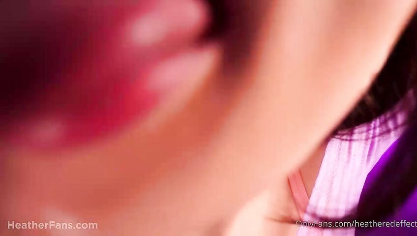 Heatheredeffect ASMR Ear Licking Close Up