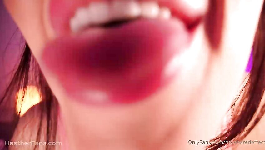 Heatheredeffect ASMR Ear Licking Close Up