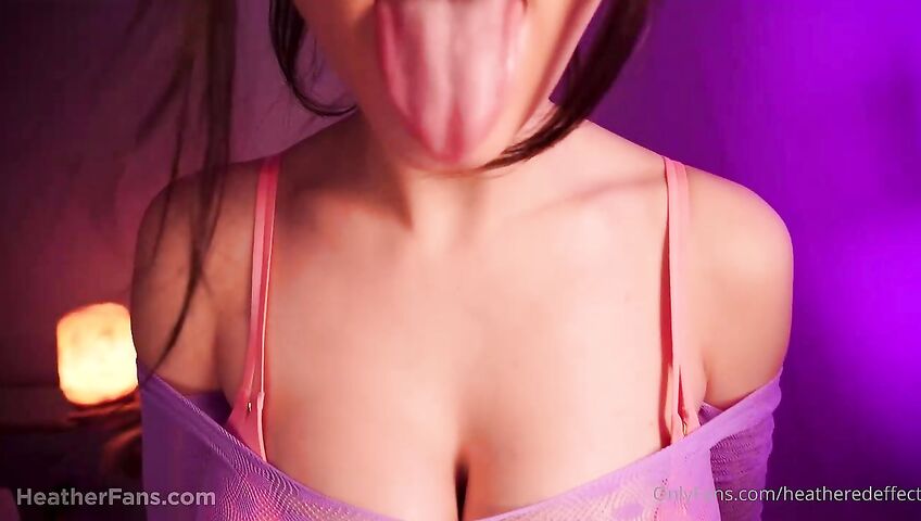 Heatheredeffect ASMR Ear Licking Close Up