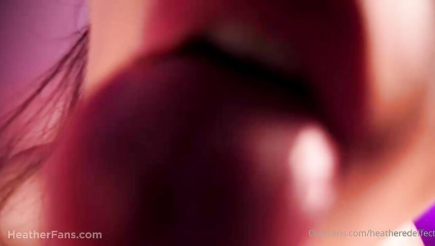 Heatheredeffect ASMR Ear Licking Close Up