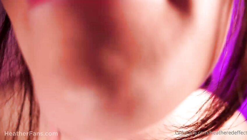 Heatheredeffect ASMR Ear Licking Close Up