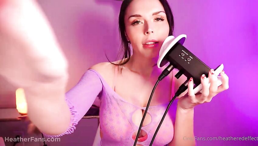 Heatheredeffect ASMR Ear Licking Close Up