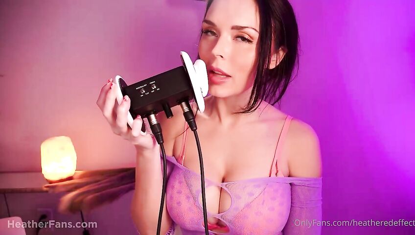 Heatheredeffect ASMR Ear Licking Close Up