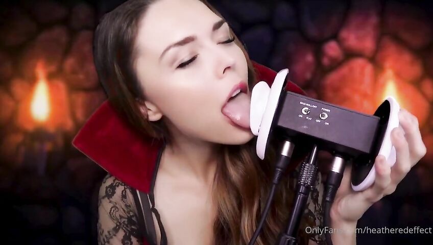 Heatheredeffect ASMR Vampire Ear Eating