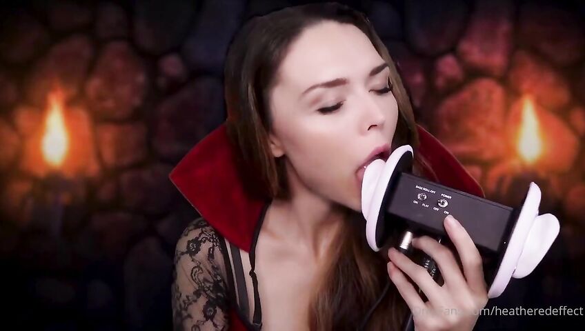 Heatheredeffect ASMR Vampire Ear Eating