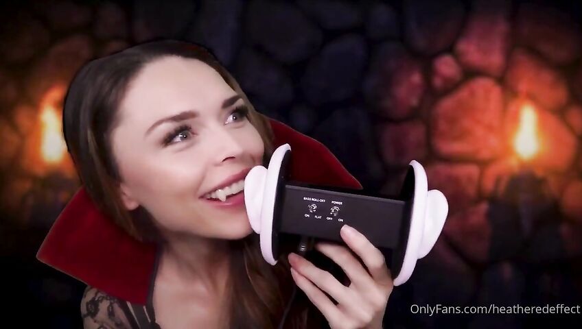 Heatheredeffect ASMR Vampire Ear Eating
