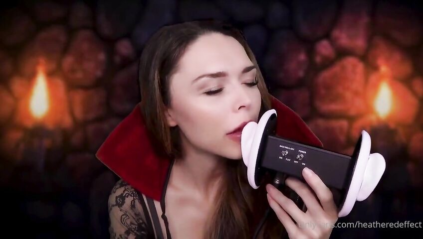 Heatheredeffect ASMR Vampire Ear Eating