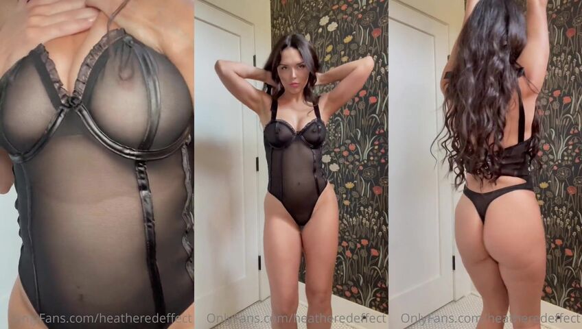 Heatheredeffect Tits See Through Lingerie Dancing PPV Video 2a