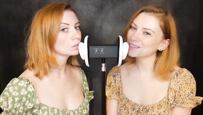 Jodie Marie ASMR Twin Ear Licking Patreon
