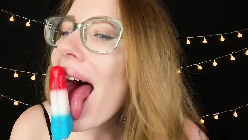 Karuna Satori ASMR Nsfw Sloppy Popsicle Eating Video