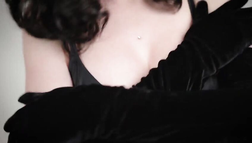 Kristen Lanae Black Bikini Sexy Tease