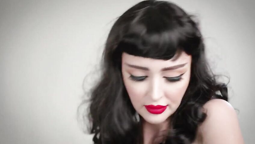 Kristen Lanae Black Bikini Sexy Tease