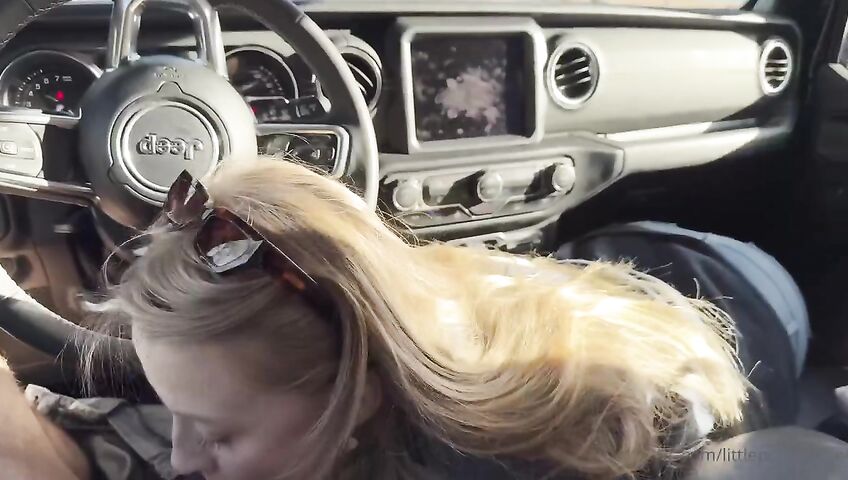 Littlepolishangel 10 Car Blowjob Cum Swallow PPV Video 7ijkl