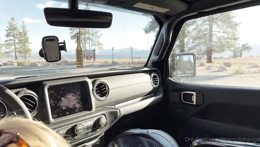 Littlepolishangel 10 Car Blowjob Cum Swallow PPV Video 7ijkl