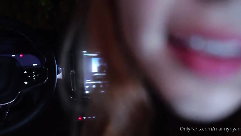 Maimy ASMR Car Sex Blowjob