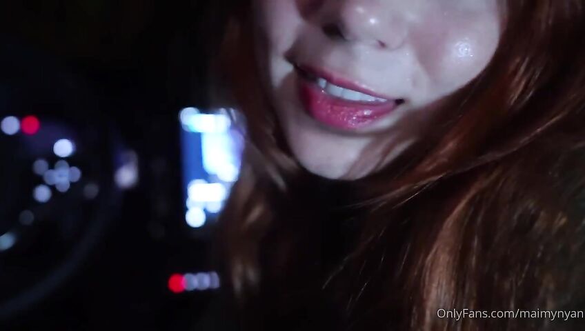 Maimy ASMR Car Sex Blowjob