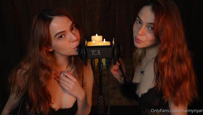 Maimy ASMR Hot Twins Nipple Slip