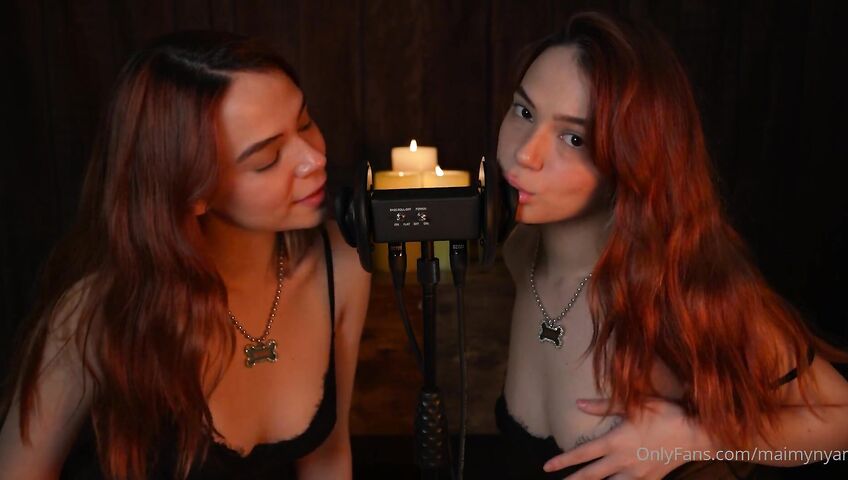 Maimy ASMR Hot Twins Nipple Slip