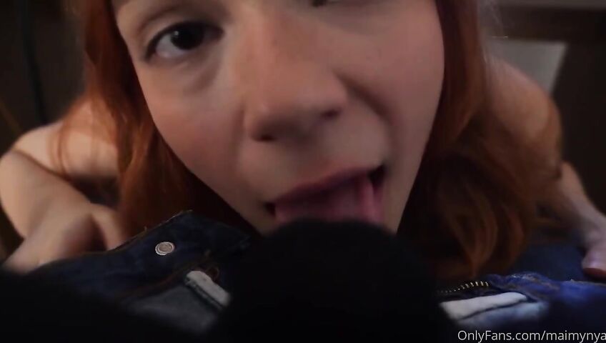 Maimy ASMR Pov Licking Your Cock