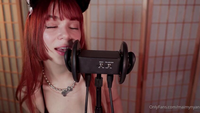 Maimynyan ASMR Cat Ear Lickings