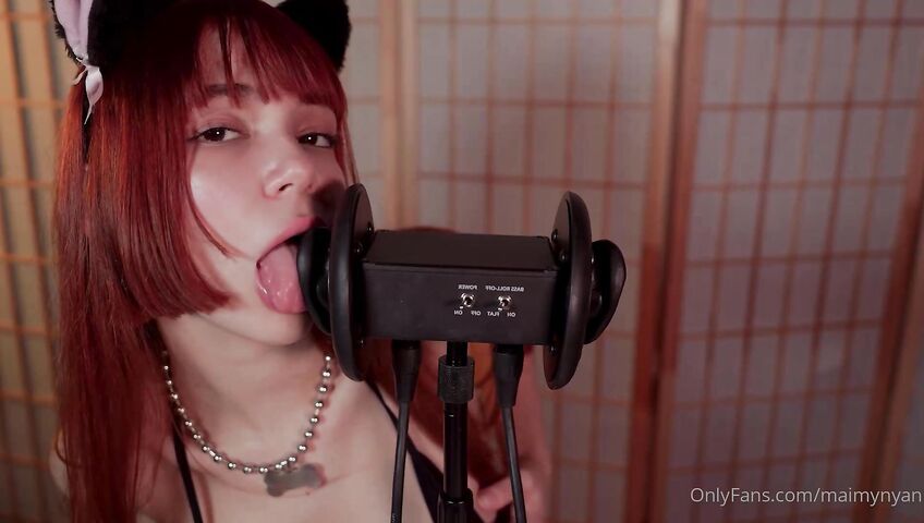 Maimynyan ASMR Cat Ear Lickings