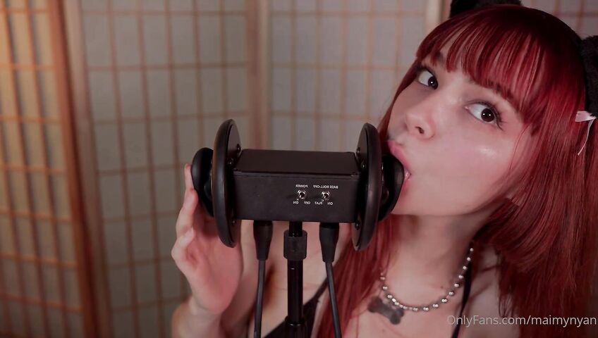 Maimynyan ASMR Cat Ear Lickings