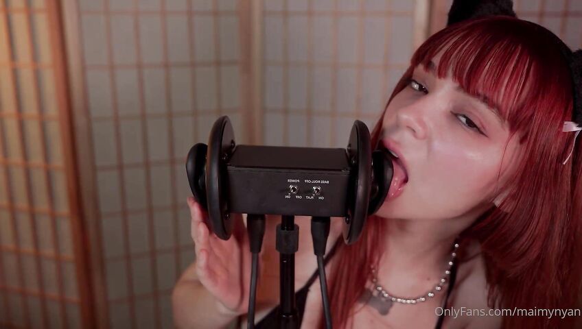 Maimynyan ASMR Cat Ear Lickings