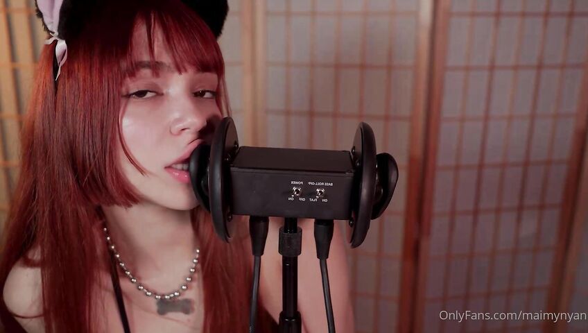 Maimynyan ASMR Cat Ear Lickings