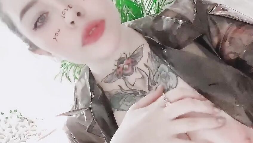 Marina Mui See Through Transparent Outfit Topless