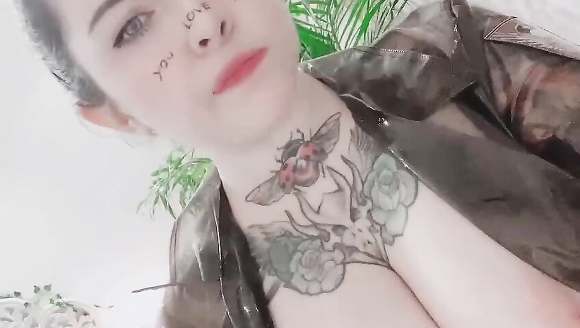 Marina Mui See Through Transparent Outfit Topless