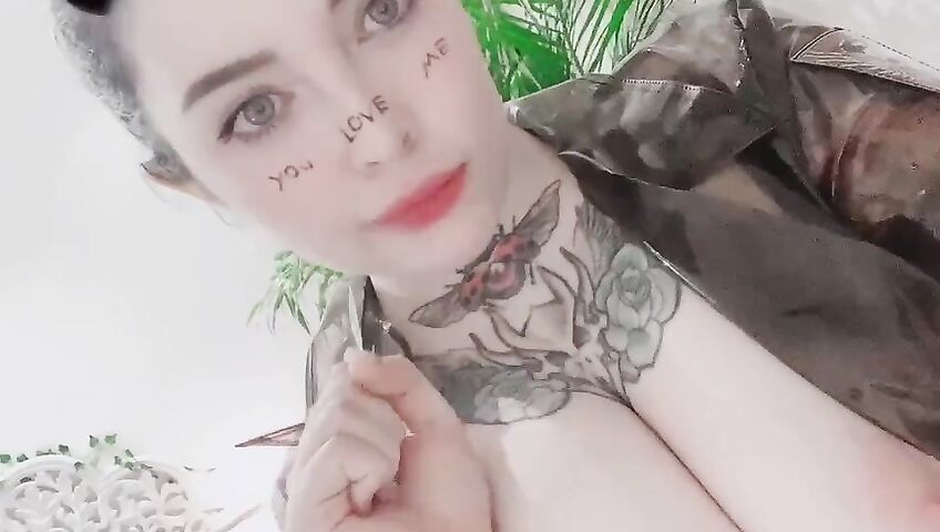 Marina Mui See Through Transparent Outfit Topless