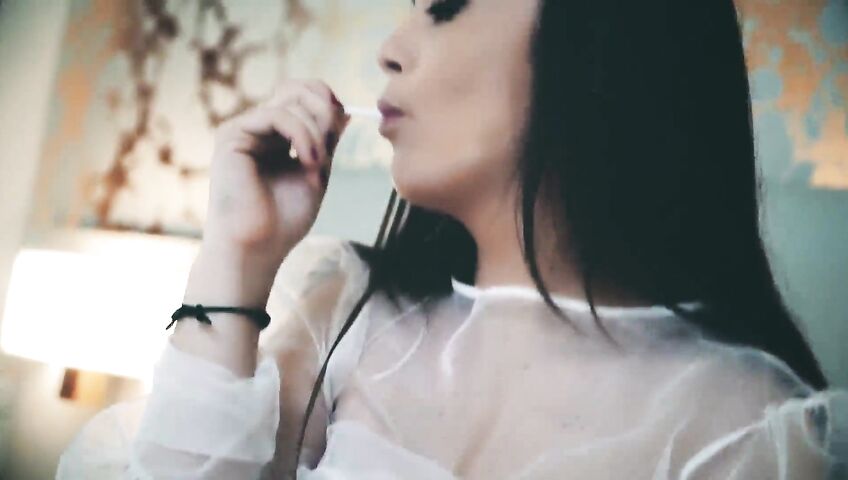 Mayer Lil Nude Topless On Bed