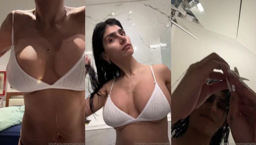 Mia Khalifa Post Shower Dressing Tease Onlyfans Video A