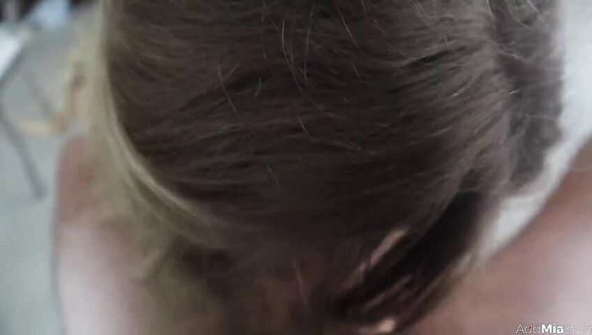 Mia Melano Nude Sloppy Blowjob