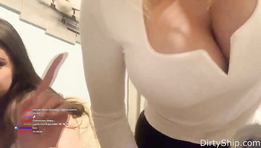 Mihalina Novakovskaya Sexy Tight Shirt Tits