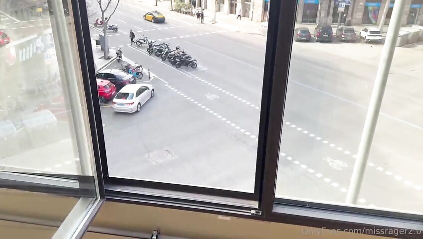 Miss Rager Freaky Lil Mama Balcony Blowjob