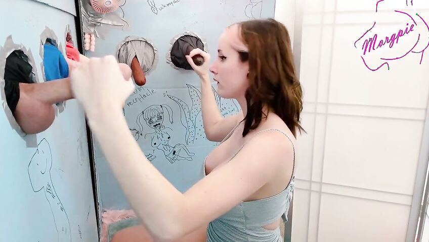 Morgpie Gloryhole Dildo Blowjob A1bc