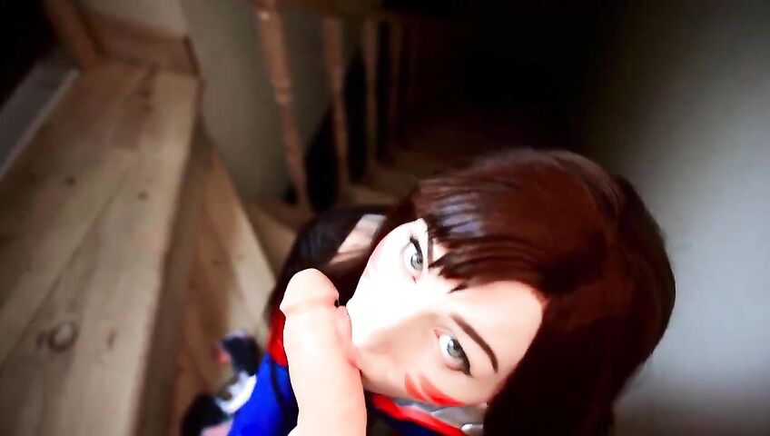 Mykinkydope Deepthroat Blowjob D Va Cosplay Video