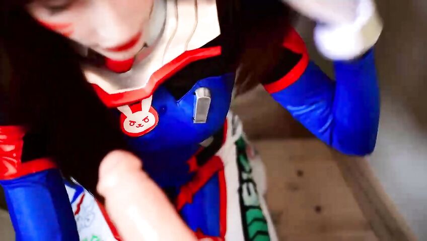 Mykinkydope Deepthroat Blowjob D Va Cosplay Video