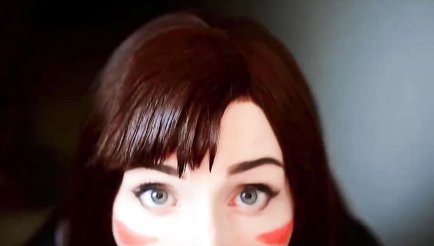 Mykinkydope Deepthroat Blowjob D Va Cosplay Video