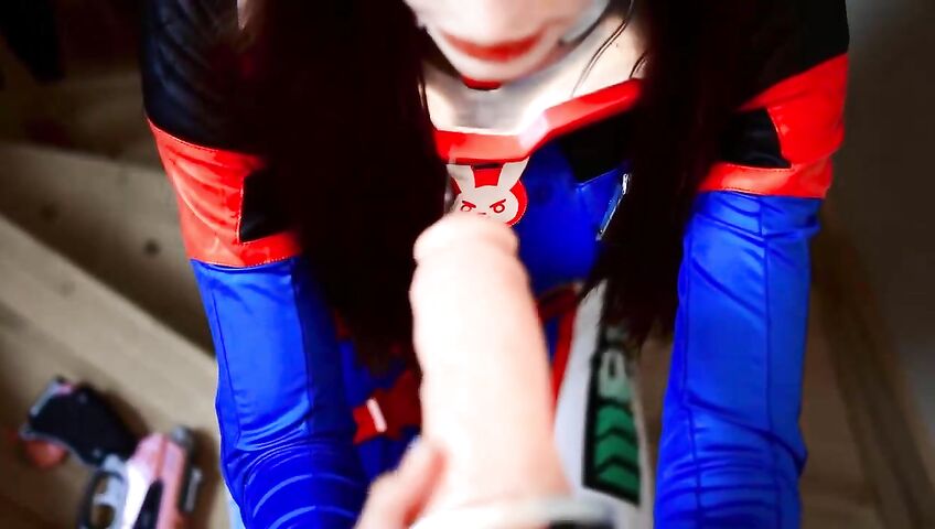 Mykinkydope Deepthroat Blowjob D Va Cosplay Video
