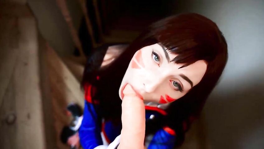 Mykinkydope Deepthroat Blowjob D Va Cosplay Video