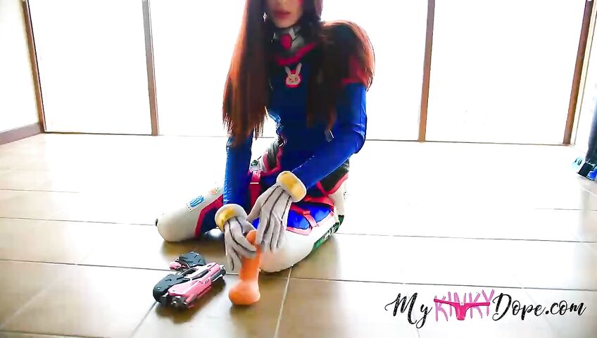 Mykinkydope Dva Overwatch Cosplay Handjob Footjob Joi Video
