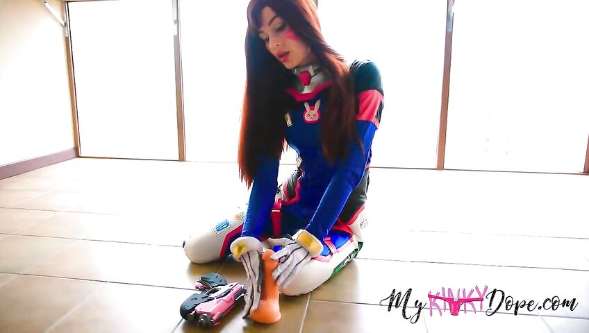Mykinkydope Dva Overwatch Cosplay Handjob Footjob Joi Video