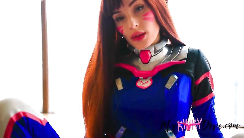 Mykinkydope Dva Overwatch Cosplay Handjob Footjob Joi Video