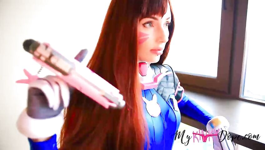 Mykinkydope Dva Overwatch Cosplay Handjob Footjob Joi Video