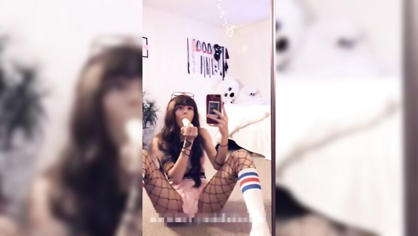 Peachtot Nude Dildo Masturbation Snapchat